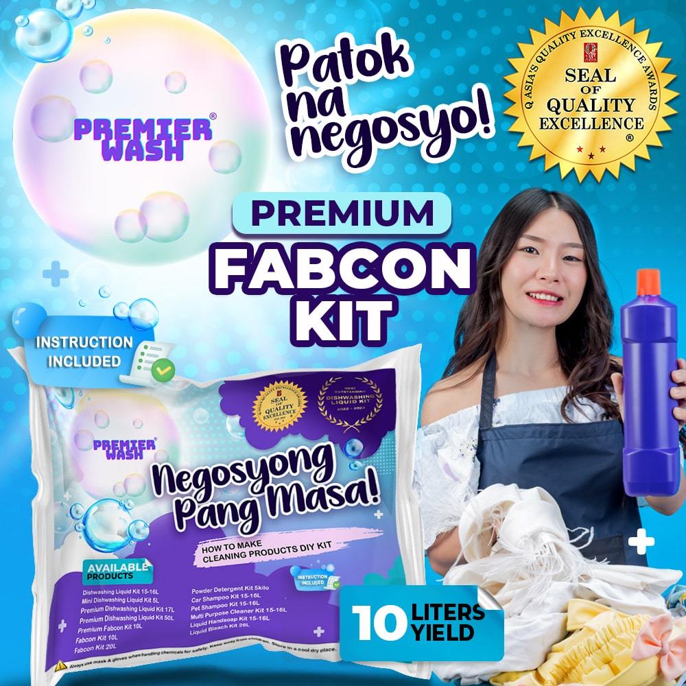 PREMIUM FABCON KIT 10 LITERS YIELD PREMIER WASH | Shopee Philippines
