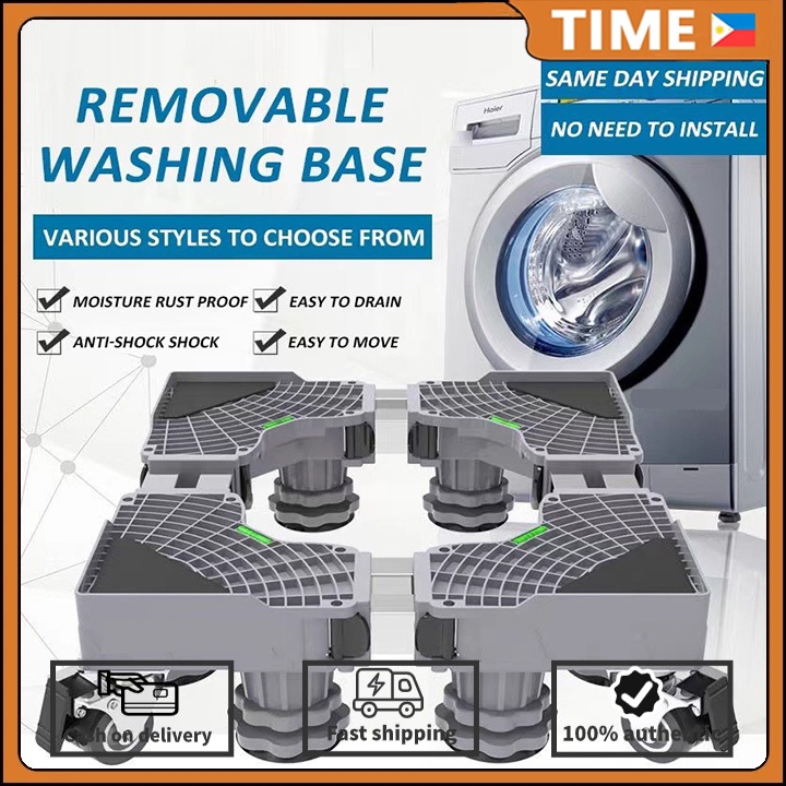 Adjustable Ref Stand Washing Machine Stand with Wheels Patunganng ...