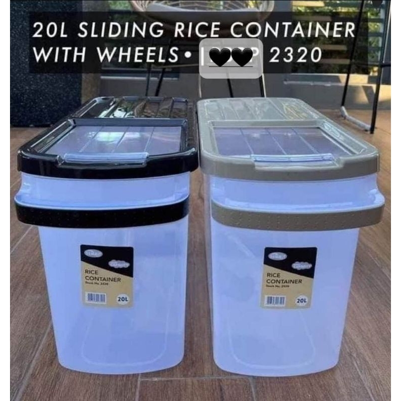 Rice Container 20Liters | Shopee Philippines