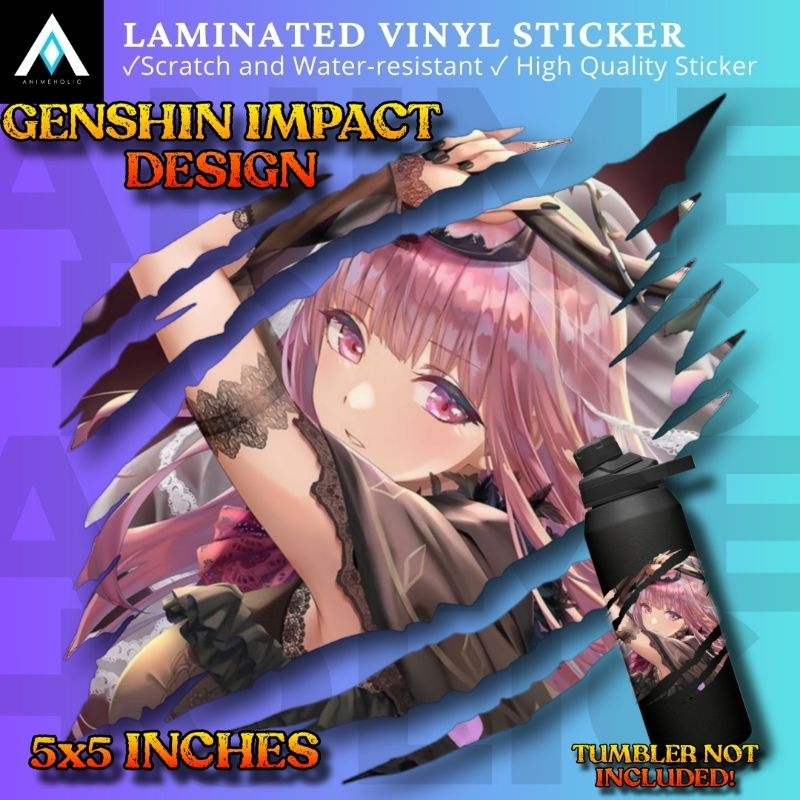 GENSHIN IMPACT LAMINATED SCRATCH STICKERS PART 2 ANIMEHOLIC Shopee