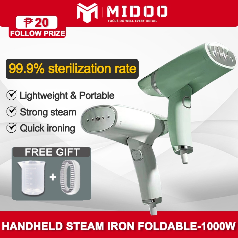 MIDOO Steam Iron Portable Garment Steamer Electric Handheld Steam Iron