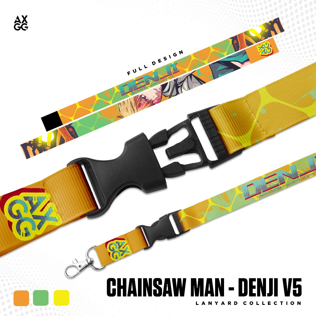 AXGG Chainsaw Man Anime Lanyards Shopee Philippines