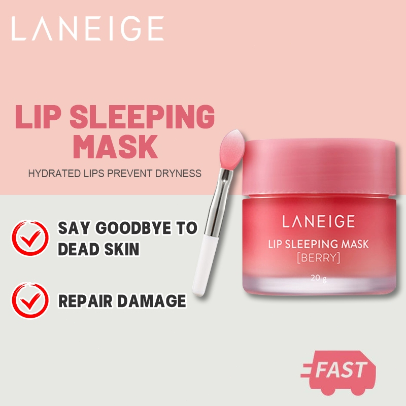 20g Korea Laneige Lip Sleeping Mask Night Sleep Moistened Lip Balm