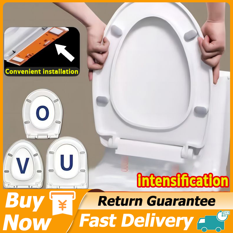 New toilet seat Toilet Seat with Slow Close U/V/O Type Standard Toilet