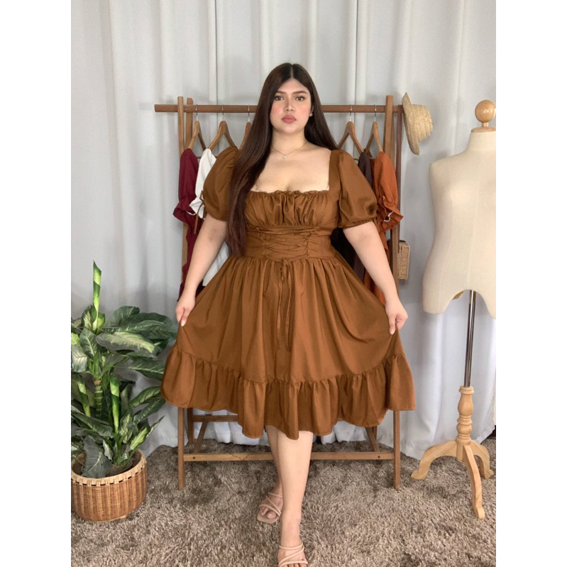 PLUS SIZE NICOLE CORSET DRESS Shopee Philippines