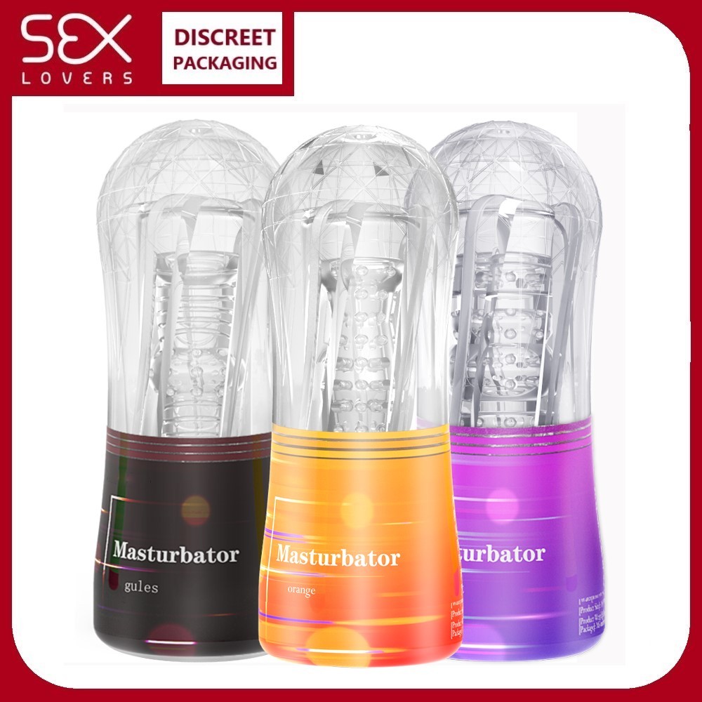 Male Sex Masturbator Cup in Black