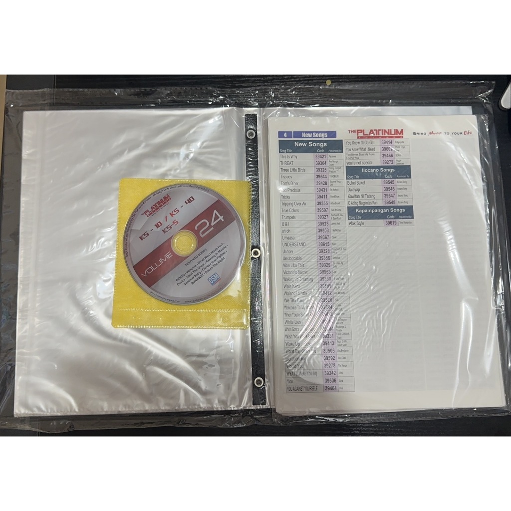 Platinum KS10 / KS40 / JUNIOR 2 / KBOX 2 Songbook & Updated CD vol