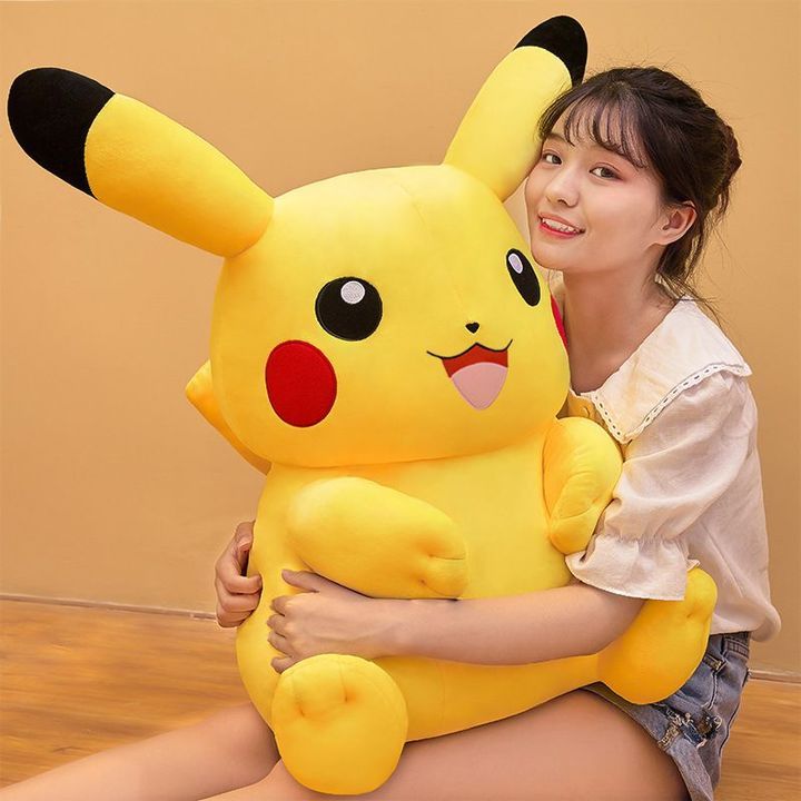 Pokemon Plush Toys Pikachu Stuffed Doll 60cm Birthday Christmas Gift ...