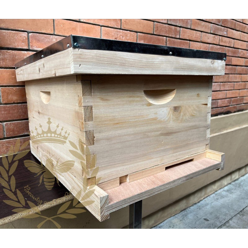 B&B 10-Framer Langstroth Beehive Single Brood Box Unassembled ...