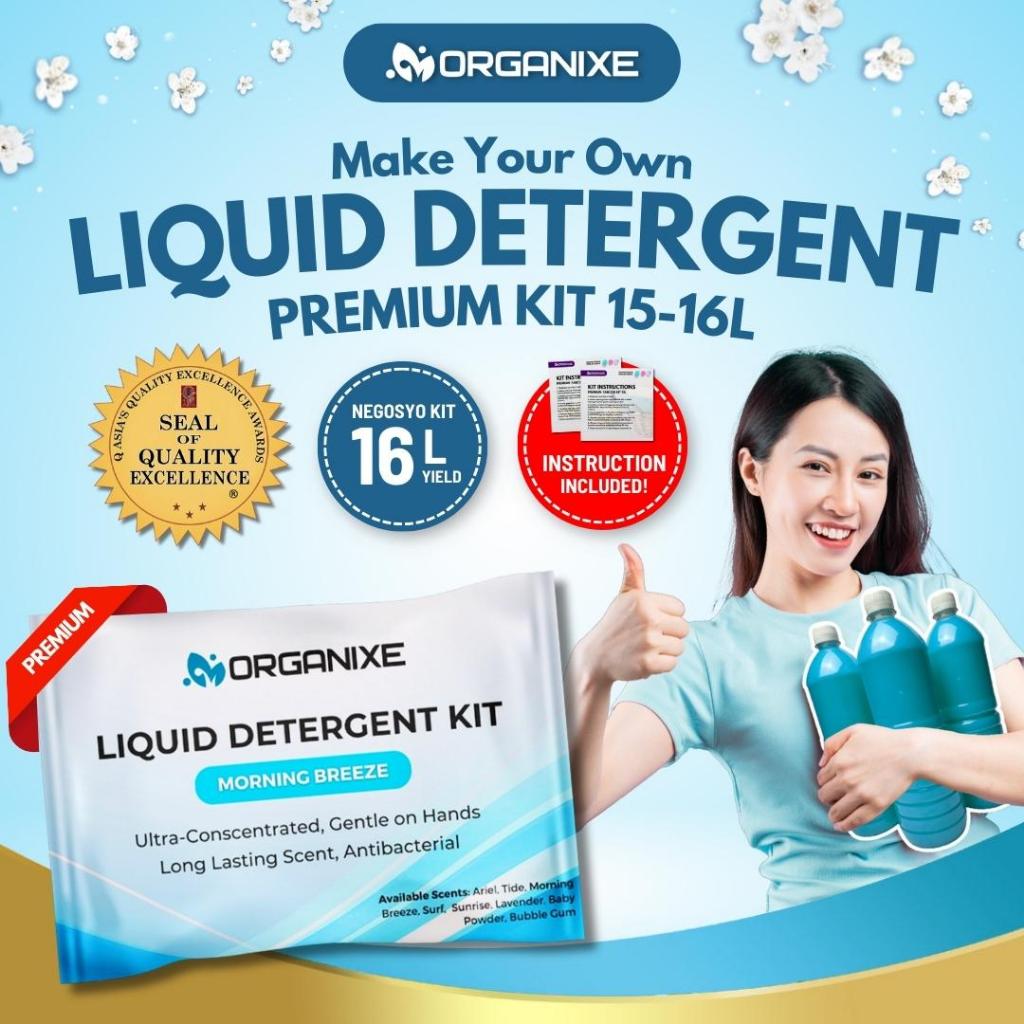 Organixe Premium DIY Liquid Detergent Kit 17 Liters Yield with Complete