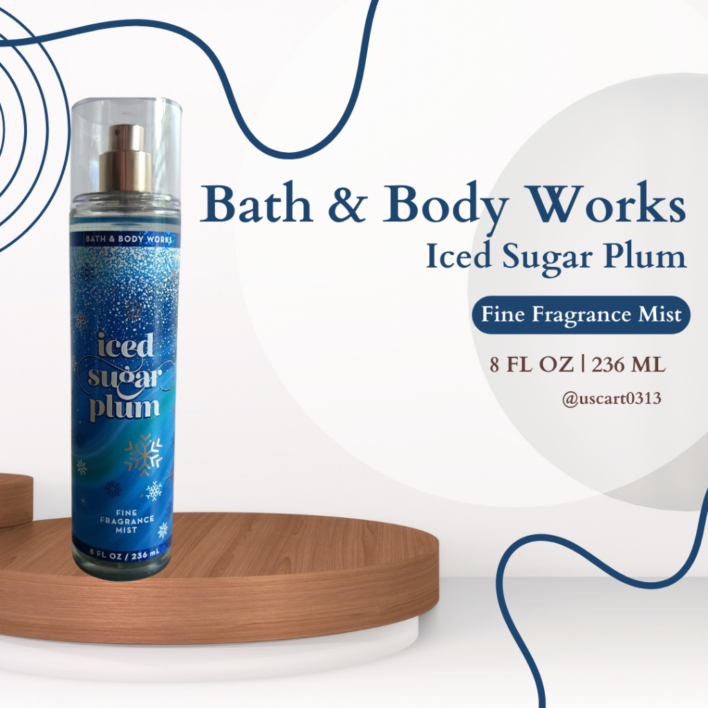 Bath & Body Works Iced Sugar Plum Fine Fragrance Mist | Shopee Philippines