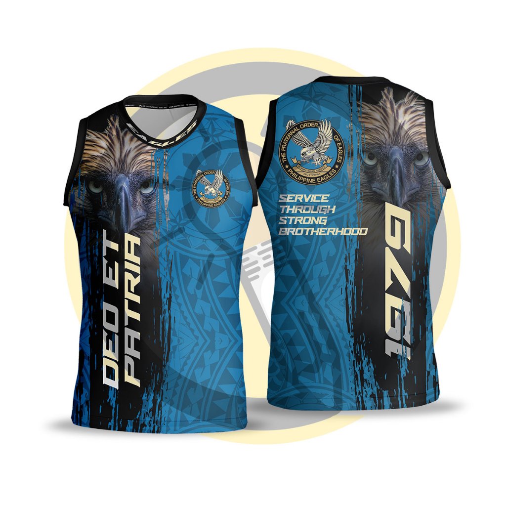 The Fraternal Order of Eagles V1 Deo Et Patria Singlet Full Sublimation