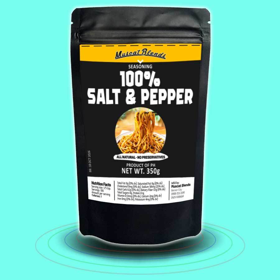 MUSCAT BLENDS 100% SALT & PEPPER SEASONING 350g | Shopee Philippines