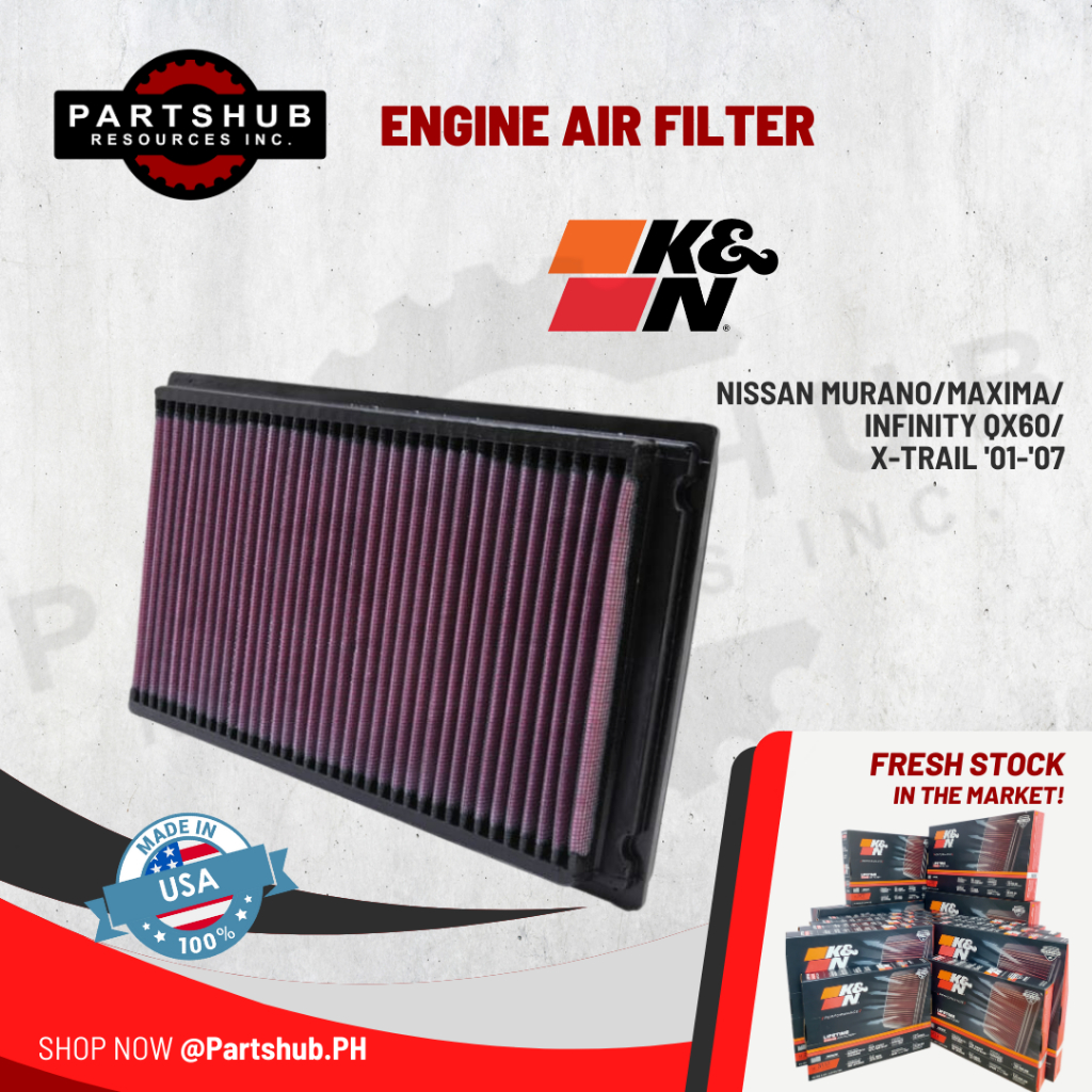 K&N 33-2031-2 Replacement Air Filter for NISSAN Maxima 3.5L
