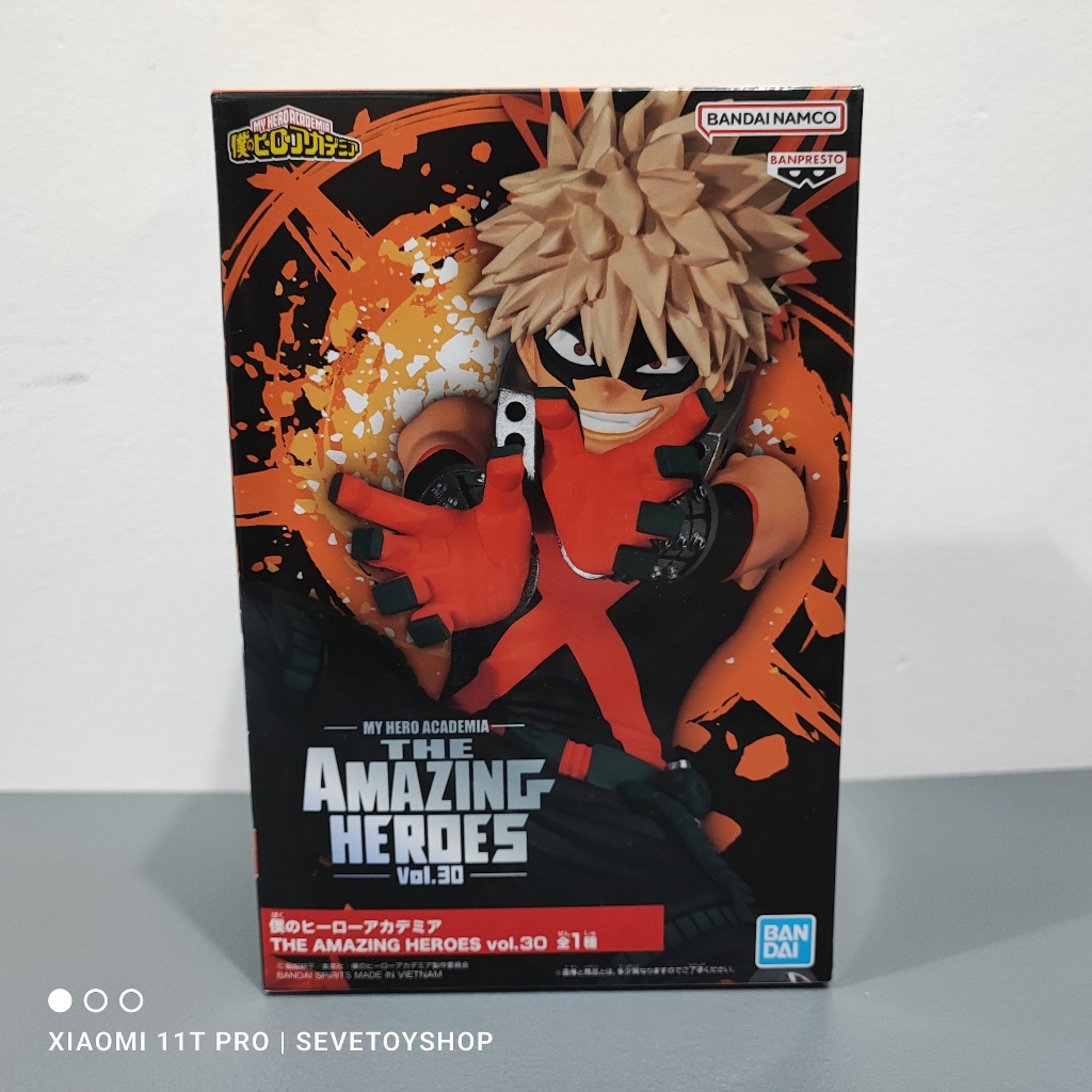 Figurine The Amazing Heroes - My Hero Academia Katsuki Bakugo Vol.30 - Banpresto - Neuf Scellé