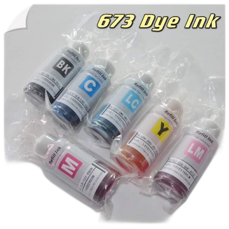 Epson 673 Genuine Ink bottle for Epson L805, L810, L1800 | Shopee ...