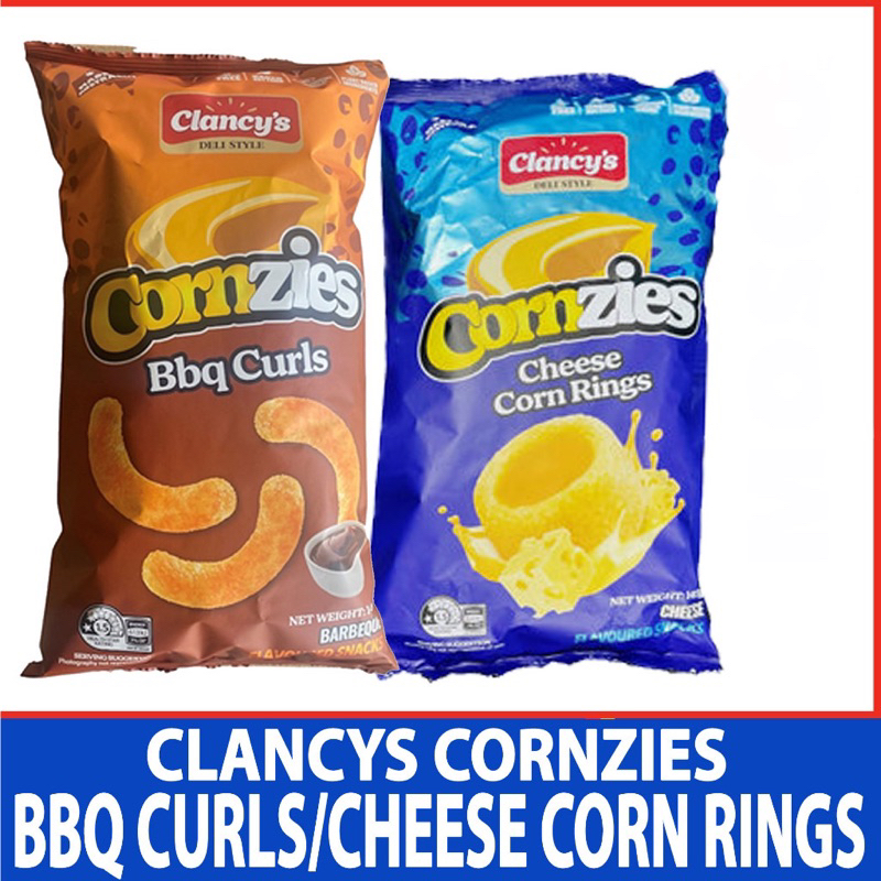 Clancy's Cornzies Bbq Curls/ Cheese Corn Rings 145g Shopee Philippines