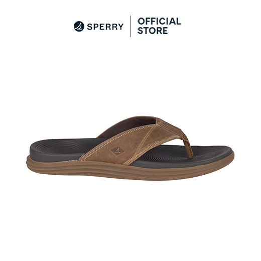 Sperry Men's Regatta Flip Flop - Brown (STS19351) | Shopee Philippines