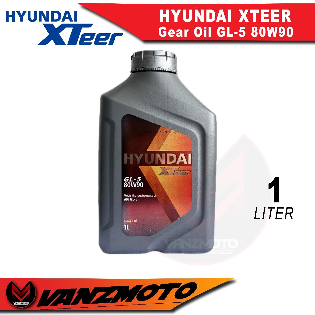 HYUNDAI XTeer Gear Oil5 80W90 Manual Transmission 1L Shopee Philippines