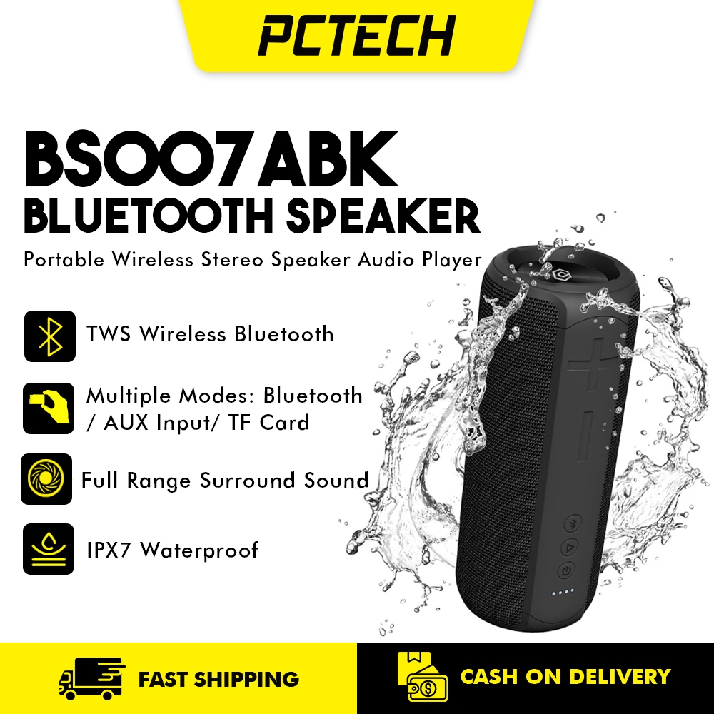 Popcorn Bluetooth 5.0 Speaker Portable 2200mAh Big Battery IPX7