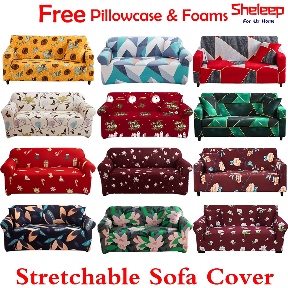 Sheleep1/2/3/4 Universal Couch Cover Funiture Cover Sofa Cover Set Sofa Cover Stretchable