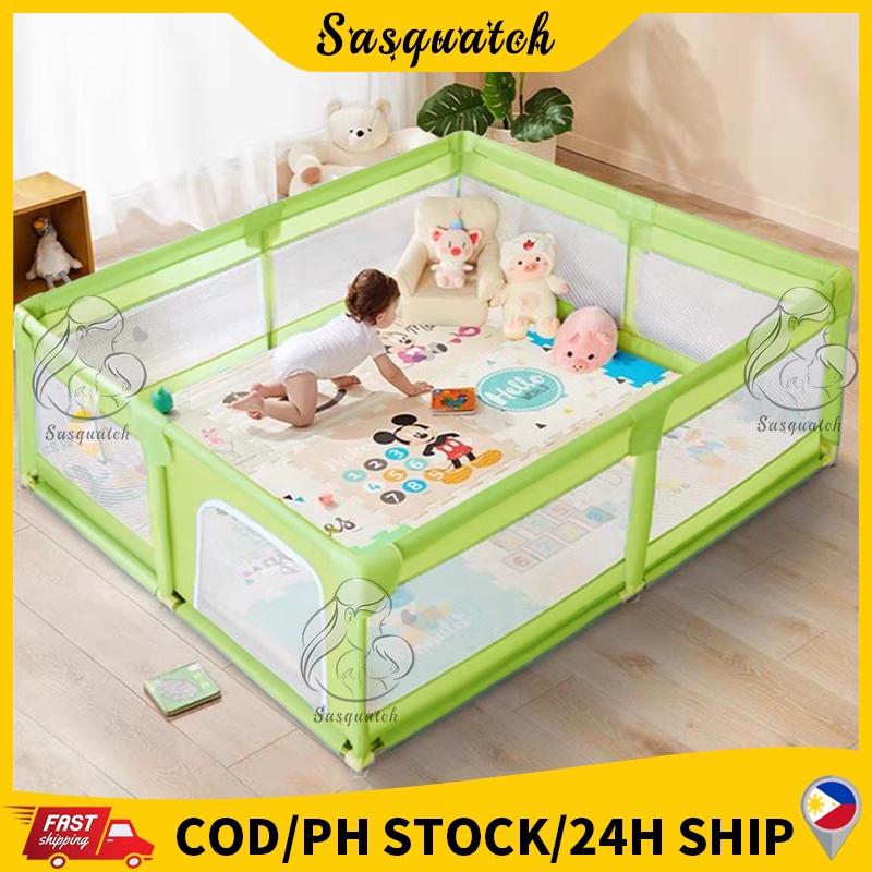 Playpen For Baby Thicken Foldable Play Fence For Baby Washable Baby