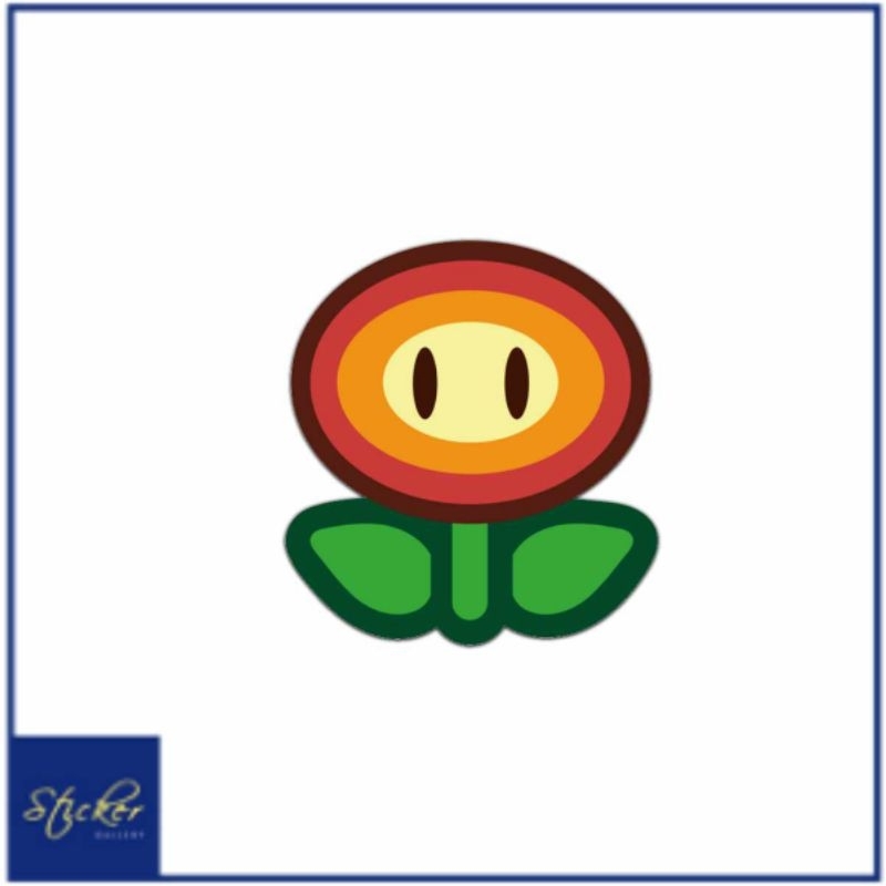 FIRE FLOWER ANIME WATERPROOF STICKER | Shopee Philippines