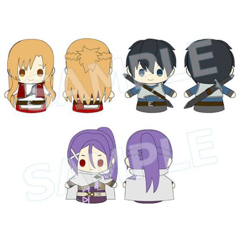 Sword Art Online Progressive Kirito, Asuna and Mito Potetto Mascot