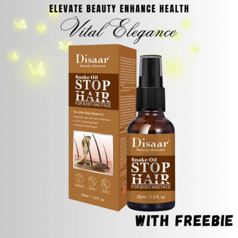 Original Stop Hair Serum Disaar Snake Oil Hair Stop Growth Armpit Arms