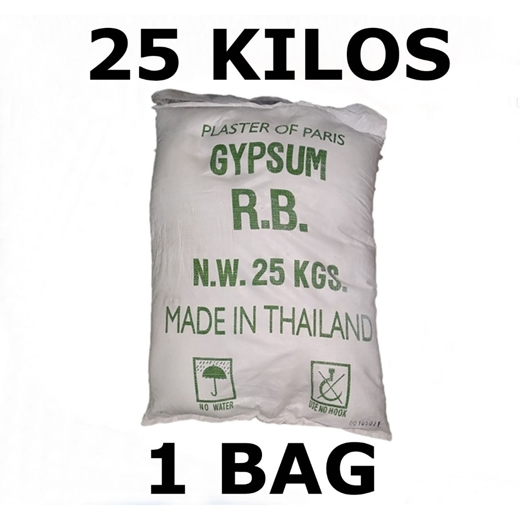 25 KGS Plaster Of Paris Gypsum Powder Original Made In Thailand