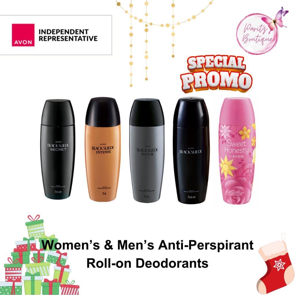 AVON Women and Men Anti-Perspirant Roll On Deodorant | Shopee Philippines