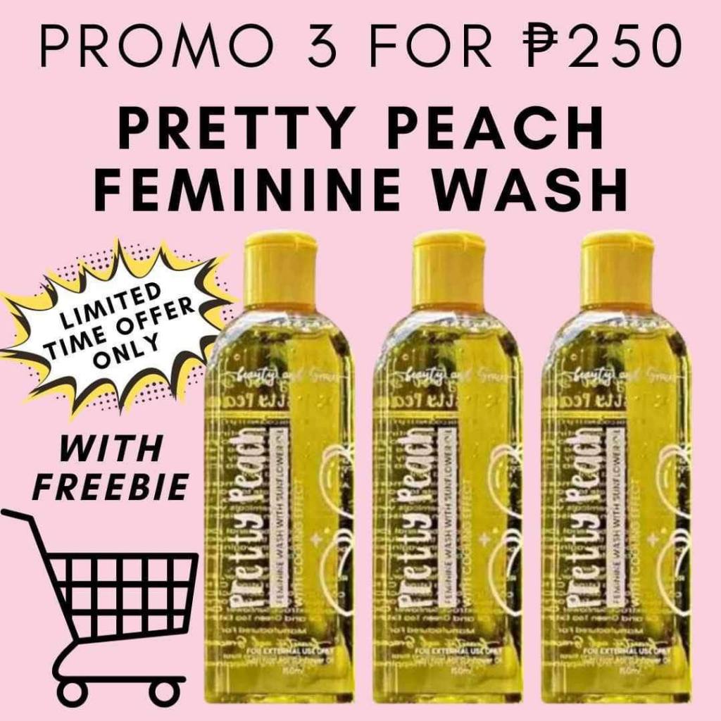 Original Pretty Peach Feminine Wash With Sunflower Oil and Cooling