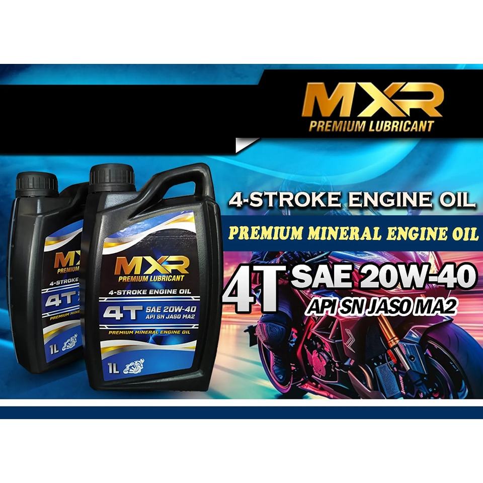 4STROKE ENGINE OIL 4T SAE 20W40 PREMIUM MINERAL ENGINE OIL MXR