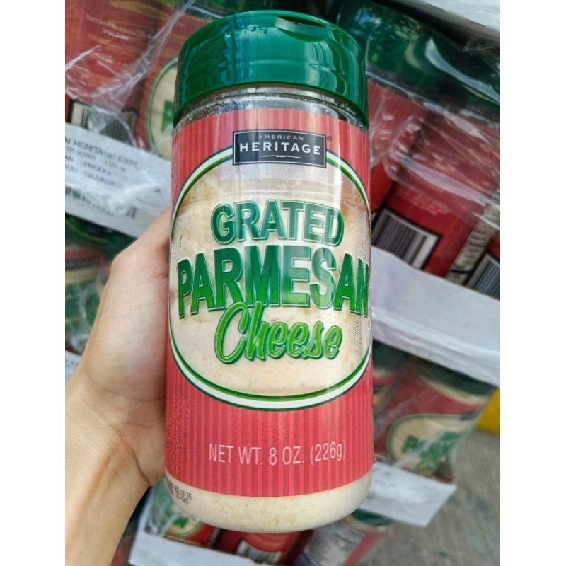 GRATED PARMESAN CHEESE BIG 226grams American Heritage super sale lowest