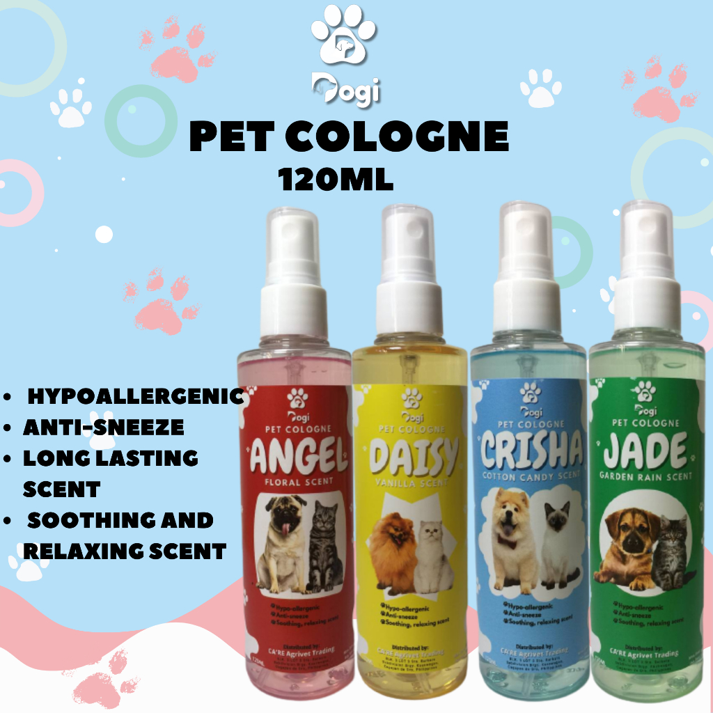 [3G AGRIVET] DOGI PET COLOGNE SCENT COTTON CANDY / FLORAL / GARDEN RAIN