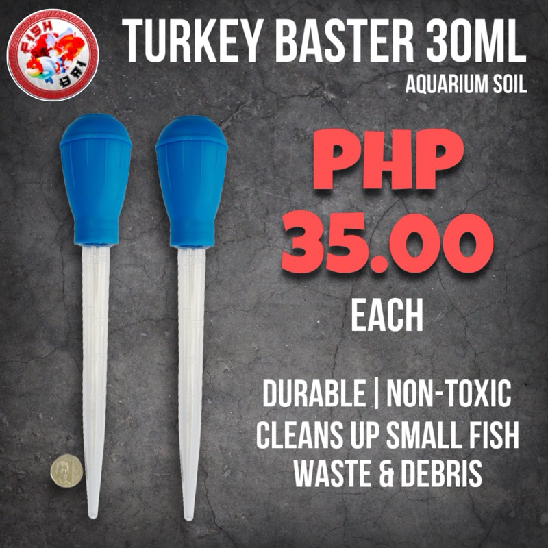 Turkey Baster 30ml for Aquarium Pipette Mini Siphon Pump Fish Bai