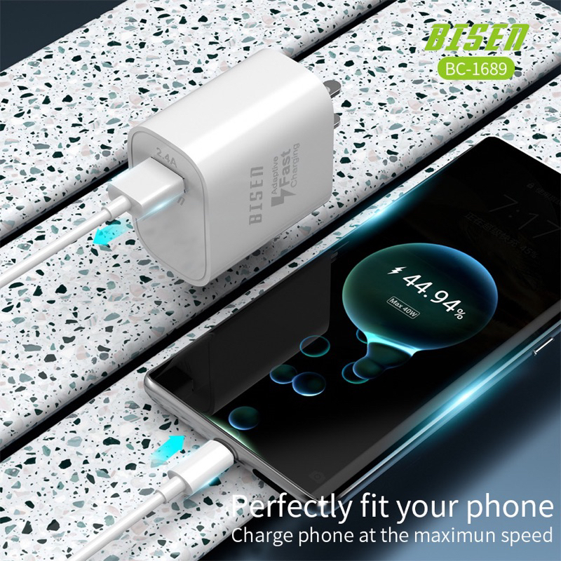 BC1689 2.4A Quick Charge w/ Cable For micro/ios/type C | Shopee Philippines