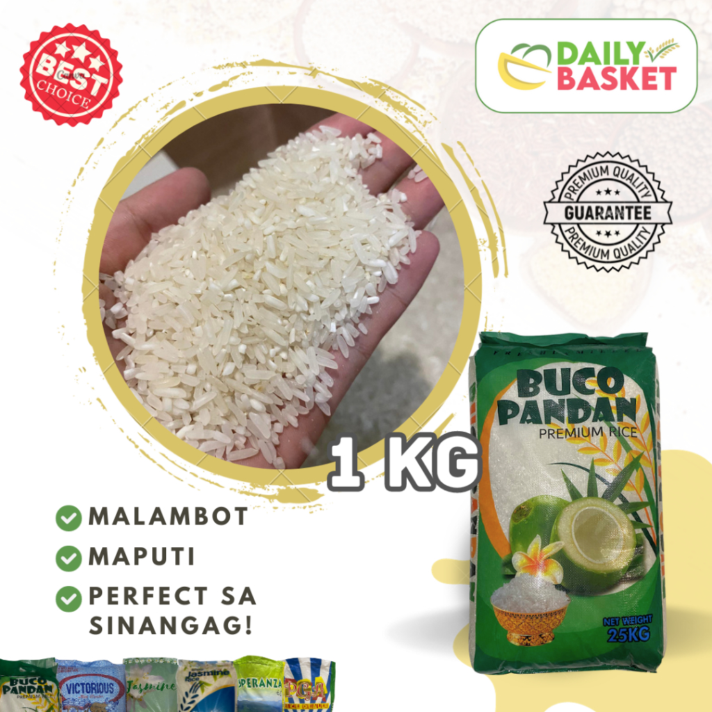 Buco Pandan Premium Rice 1kg | Shopee Philippines