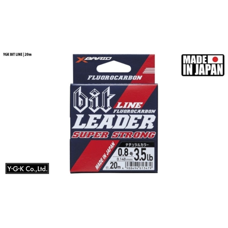 X-braid Absorber Slim Strong Ligne Fluorocarbone YGK X Braid Absorber SS - 30m, 15.5lb, 0.289mm - Pêche YGK Absorber Fluorocarbon 15.5lb