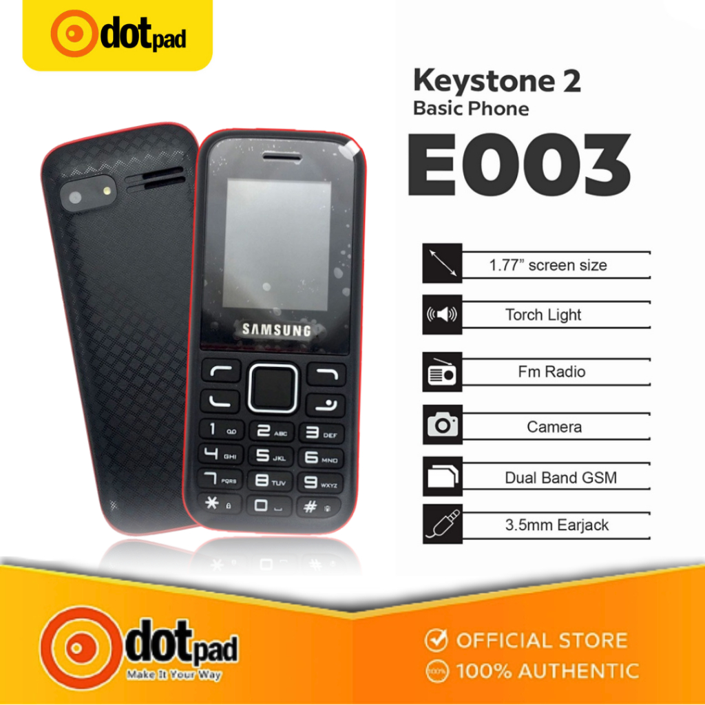 DP E003 Keystone2 Keypad Dual Sim Basic Mobile CP Phone with Camera ...