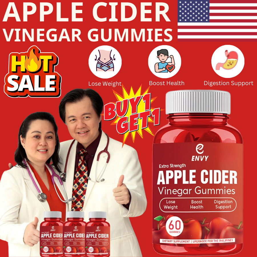 Envy Apple Cider Vinegar Gummies Original For Weight Loss Apple Cider Vinegar Capsule Slimming 8185