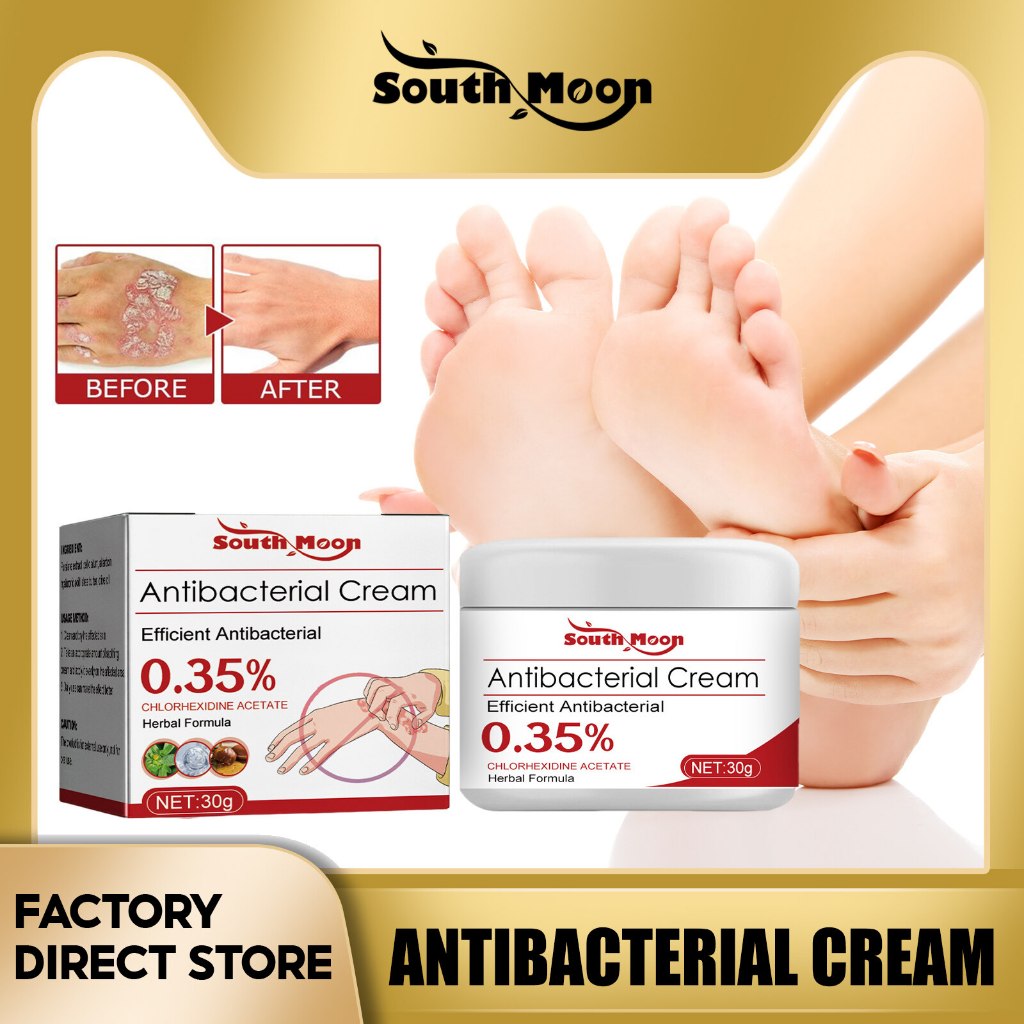 South Moon Antibacterial Cream Psoriasis Antibacterial Ointment Anti Itch Eczema Red Rash 6401