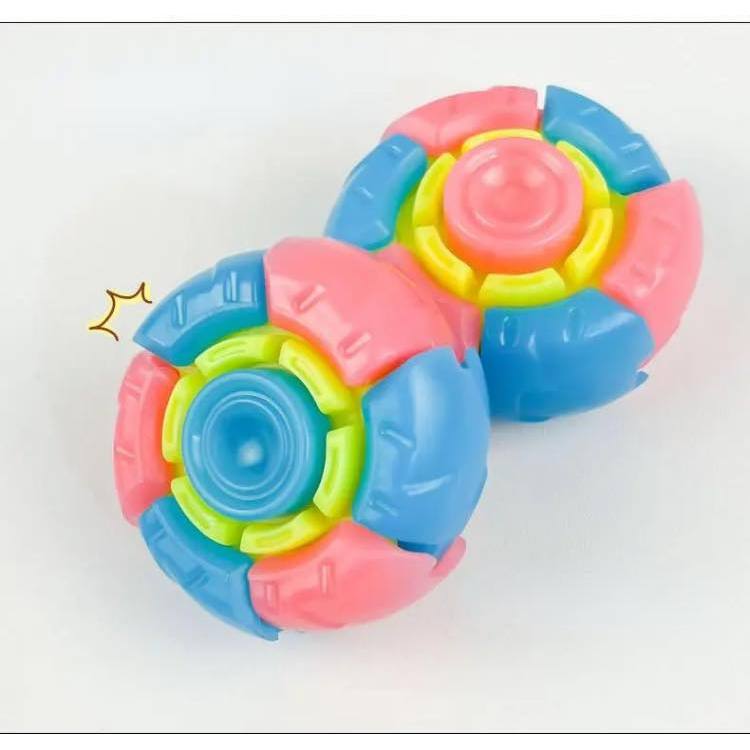 BUY 2 GET 1 Akrsuperior Fidget Gyro LED Spinner 3D finger decompression ...