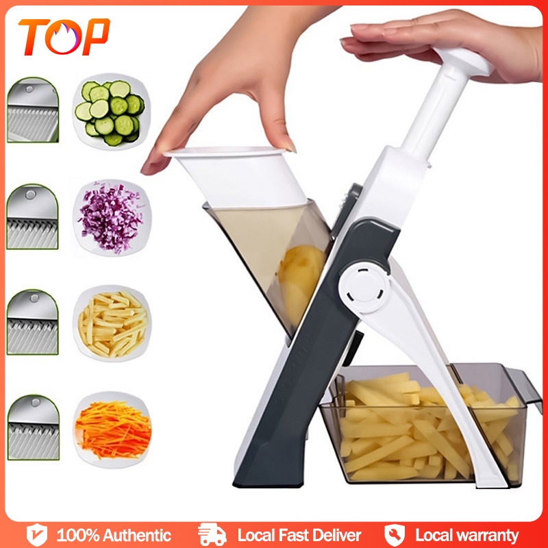Hand Pressure Vegetable Slicer Cutter Chopper Slicer Kitchen Chopper ...
