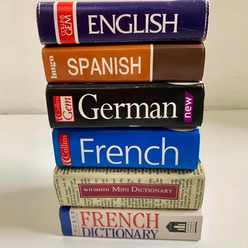 English/French/German/Spanish Pocket Dictionary | Preloved/Secondhand ...