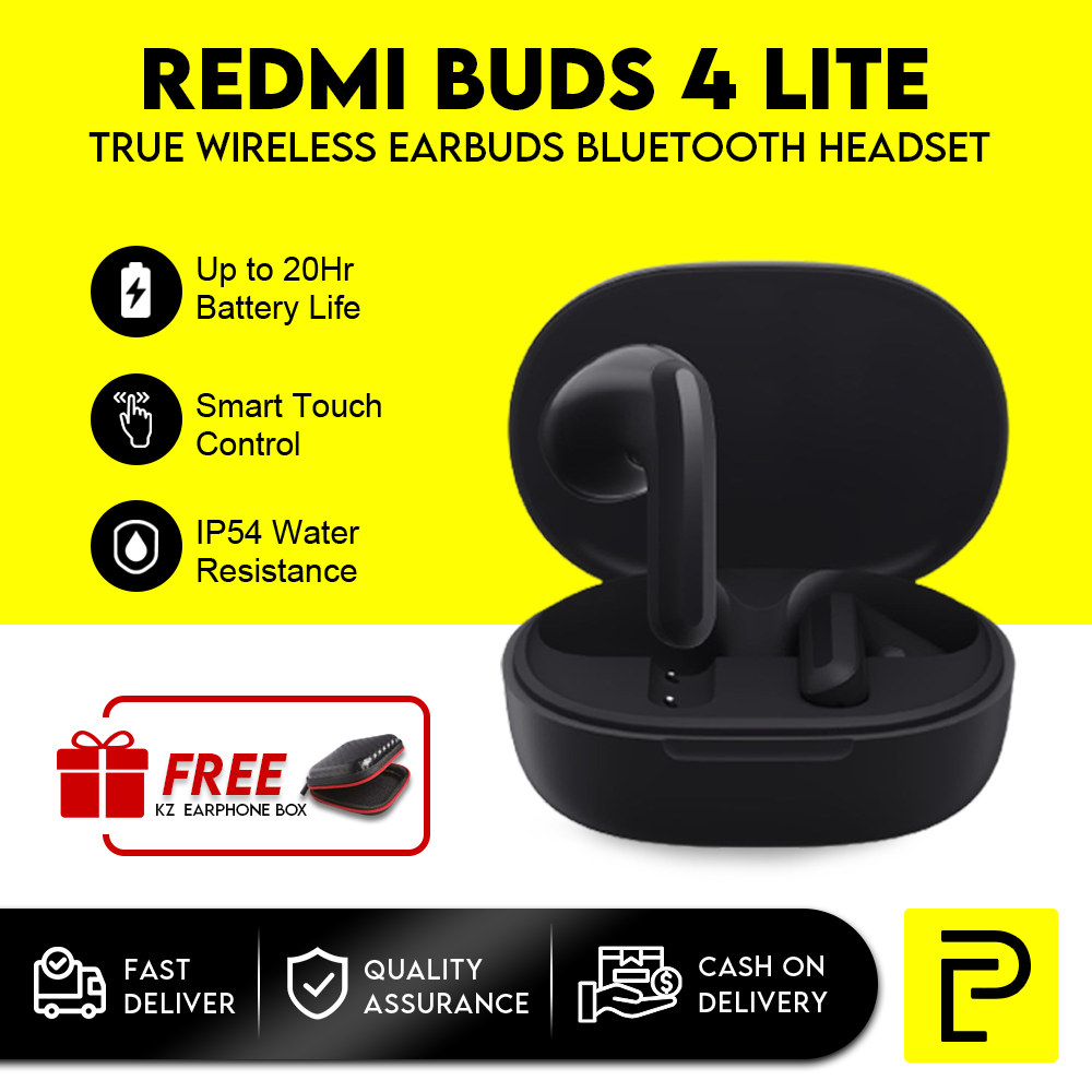 Xiaomi Redmi Buds 4 Lite TWS True Wireless Bluetooth Earphones | Shopee ...