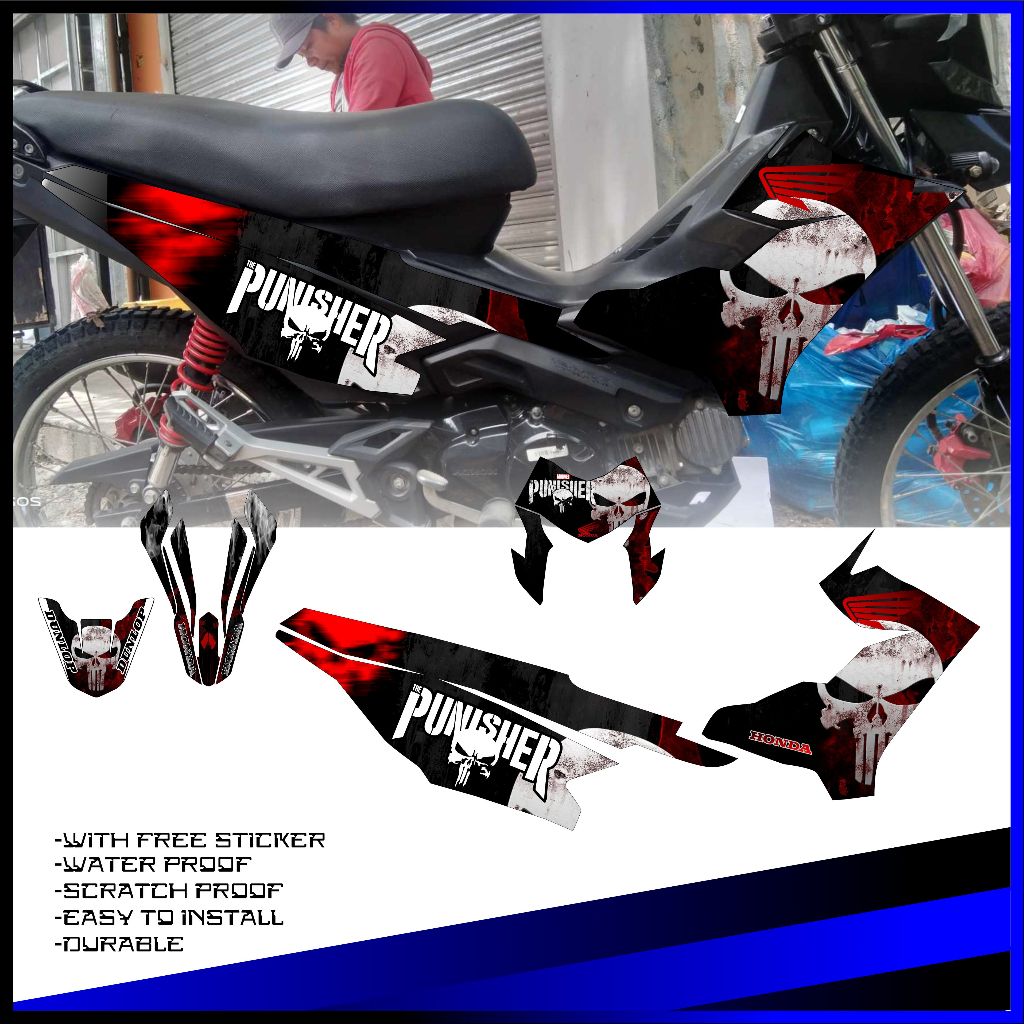 All-New XRM125 Honda full set Sticker decals Durable and High Quality ...