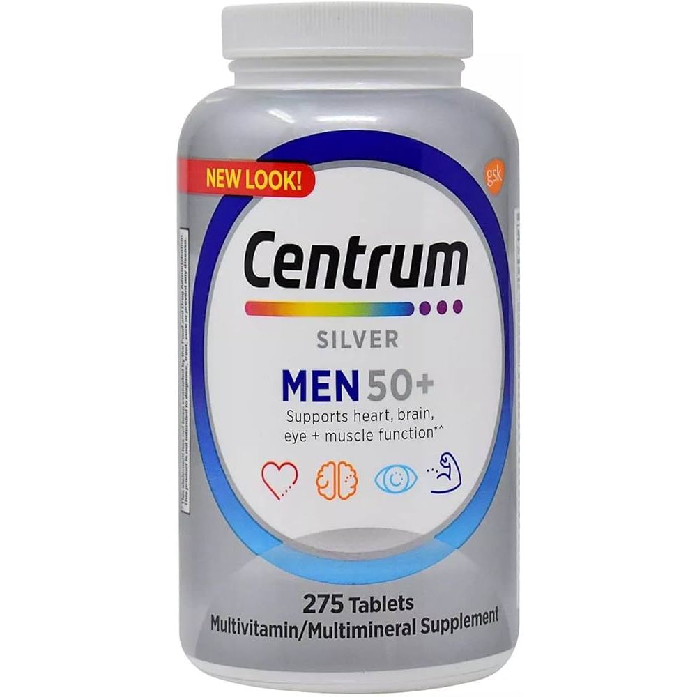 Centrum Silver Men 50 Multivitaminmultimineral Supplement 275 Tablets Shopee Philippines 7035