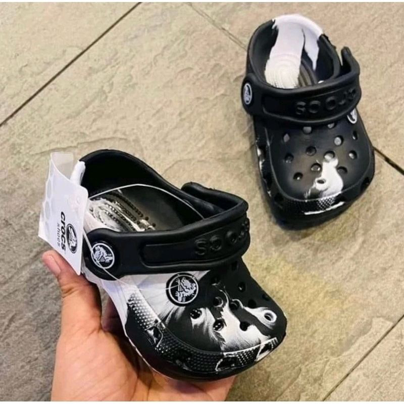 Crocs tie dye for kids girls and boys free jibbitz for 1 to 8 years old