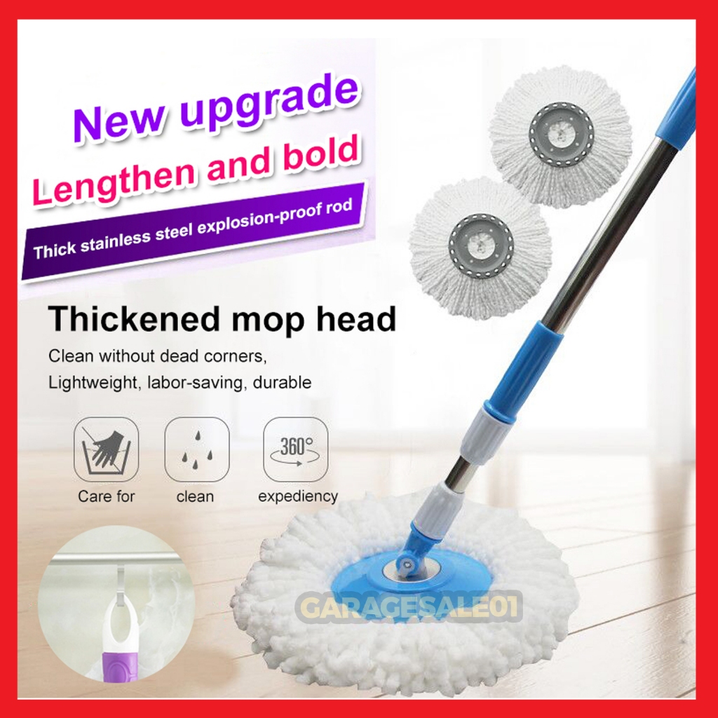 Household Large Floor Mop, 360 Degree Rotating Floor Mop, Large